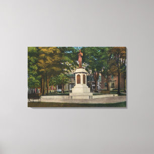 Toile Vue du monument des soldats