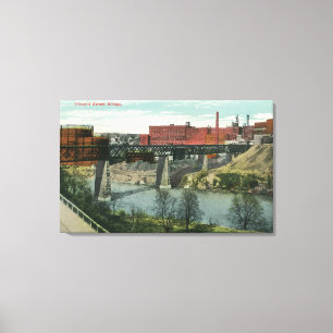 Toile Vue du pont de Vincent Street