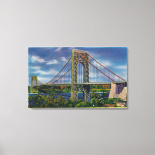 Toile Vue du pont George Washington