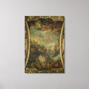Toile Vue du Roi Louis XIV seul régissant