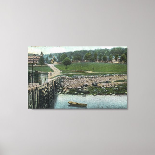 Toile Vue d'un terrain de camp (Recto)