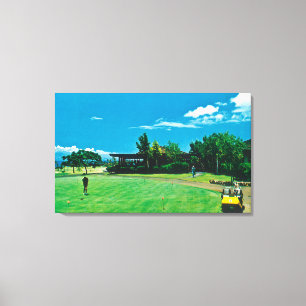 Toile Vue d'un Vert au Royal Kaanapali Golf