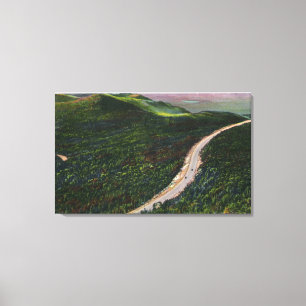 Toile Vue d'une catégorie raide sur Hwy commémoratif