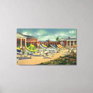 Toile Vue d'unité de récréation de spa de Saratoga