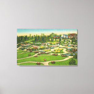 Toile Vue éternelle de jardins de parc de Hoopes