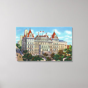 Toile Vue extérieure de capitol d'état