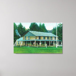 Toile Vue extérieure de la taverne Elk Creek