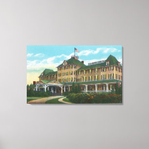 Toile Vue extérieure de l'abîme d'Ausable d'hôtel