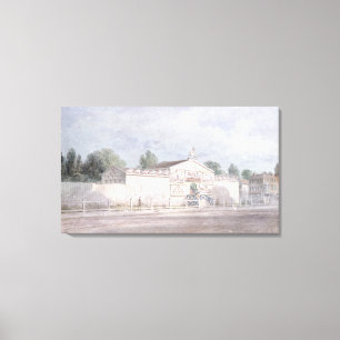 Toile Vue extérieure de l'amphithéâtre d'Astley, 1777