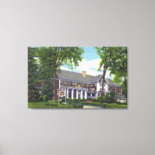 Toile Vue extérieure de l'auberge de Berkshire