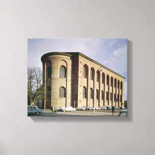 Toile Vue extérieure de l'Aula Palatina, c.310 construit