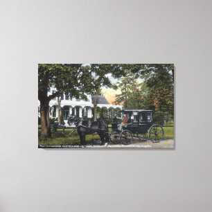 Toile Vue extérieure des quarts de poste