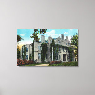 Toile Vue extérieure du manoir d'Oakland