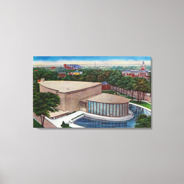 Toile Vue extérieure du Music Hall de Kleinhan (Recto)