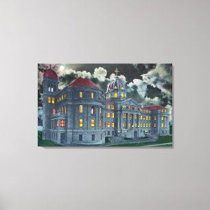 Toile Vue extérieure du pavillon de l'Académie des Noms 