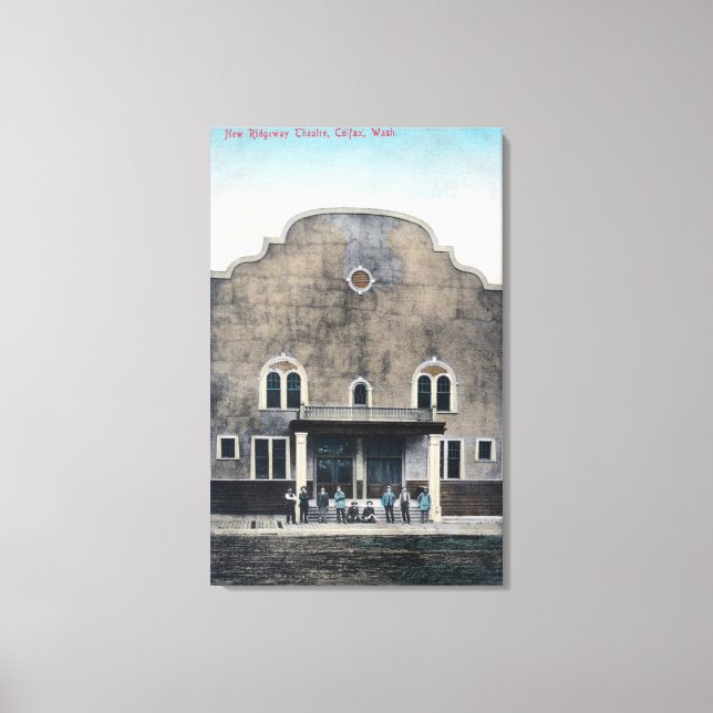 Toile Vue extérieure du théâtre New Ridgeway (Recto)