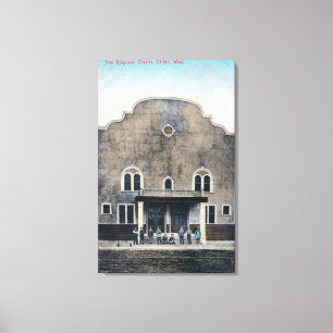 Toile Vue extérieure du théâtre New Ridgeway