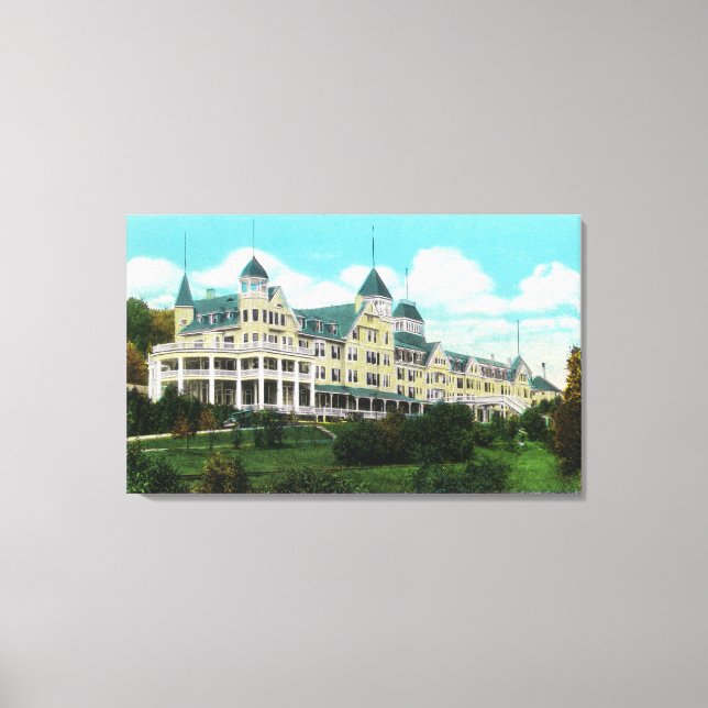 Toile Vue extérieure sur le Mont Pleasant Hotel (Recto)