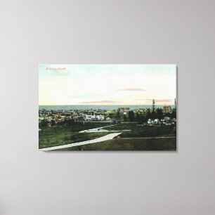 Toile Vue générale de la ville