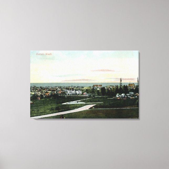 Toile Vue générale de la ville (Recto)