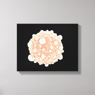 Toile Vue microscopique de cellule cancéreuse