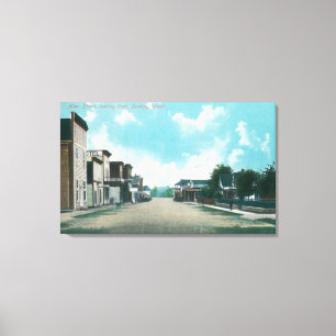 Toile Vue orientale de rue principale