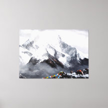Vue Panoramique Sur Everest Mountain