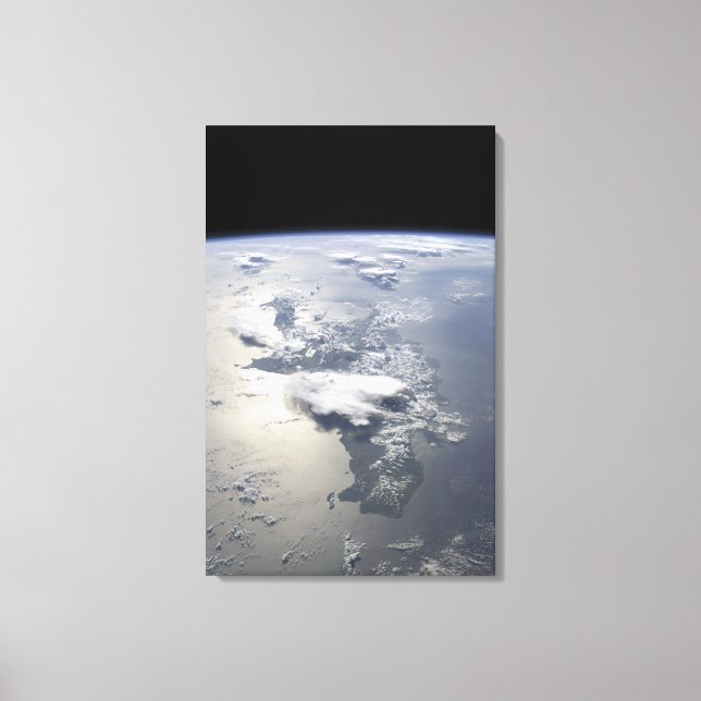 Toile Vue panoramique sur l'île d'Hispaniola (Recto)