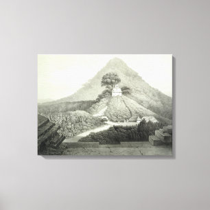 Toile Vue pittoresque au temple de la croix, Palen