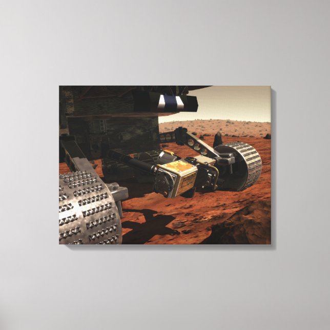 Toile Vue rapprochée du bras sur Mars de la NASA (Recto)