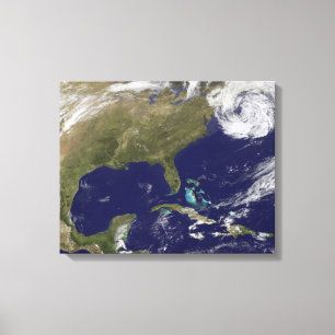 Toile Vue satellite de la côte Est des États-Unis