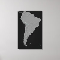 Vue stéréoscopique de l'Amérique du Sud