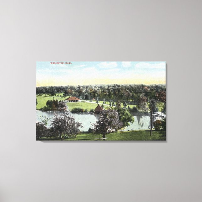 Toile Vue sur Green Hill Park (Recto)