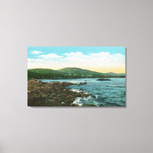 Toile Vue sur la Côte près du port de Camden