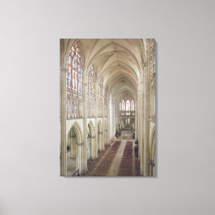 Toile Vue sur la nef et le choeur