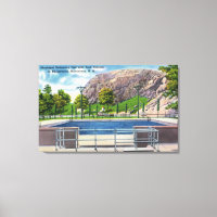 Vue sur la piscine municipale de Rock Rimmon