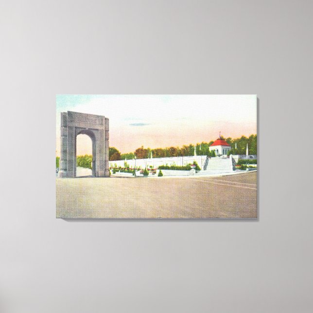 Toile Vue sur la rue de Clifton Gate (Recto)