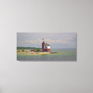 Toile Vue sur la station de métro Round Island.