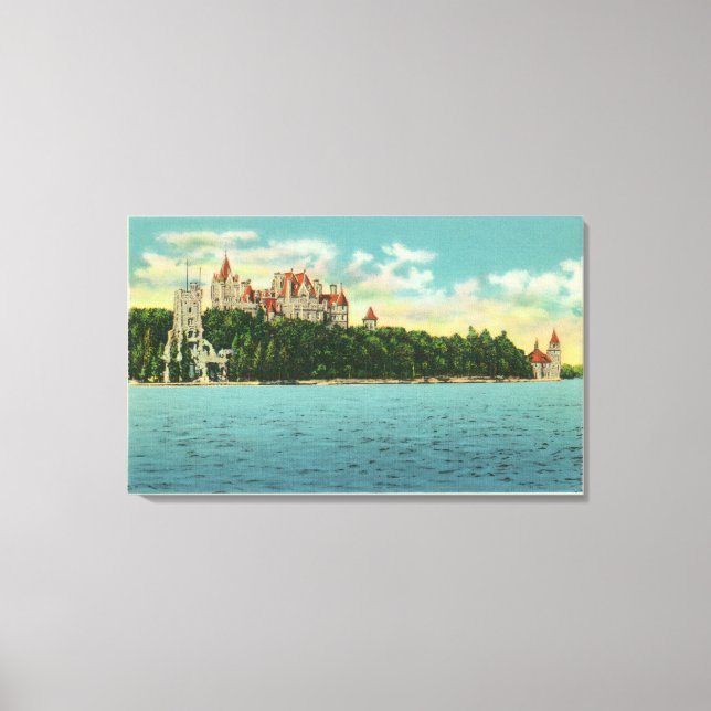 Toile Vue sur le château de Boldt (Recto)