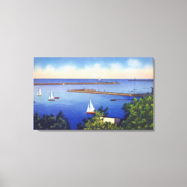 Toile Vue sur le lac Ontario (Recto)
