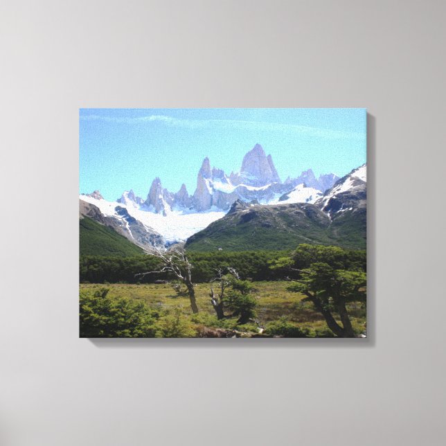 Toile Vue Sur Le Mont Fitz Roy (Recto)