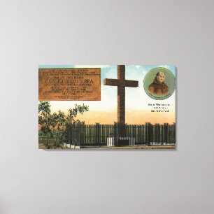 Toile Vue sur le monument de Serra, Vieux San Diego