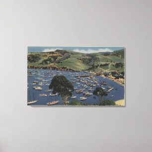 Toile Vue sur le port Isthme