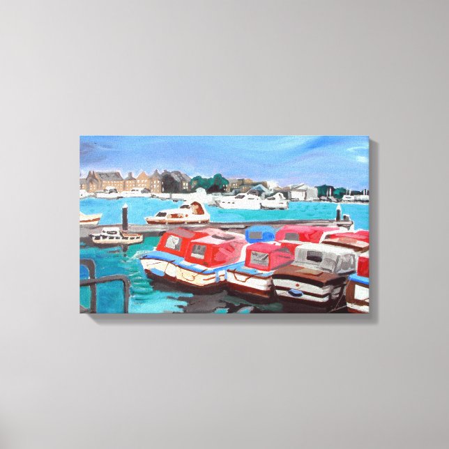 Toile Vue sur The Broads (Recto)