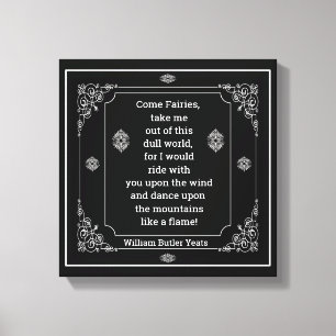 Toile W. B. Yeats cite Come Fairies