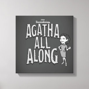 Toile WandaVision   Agatha Tout Le Long