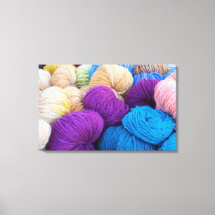 Toile Washington, Seabeck. Boules de fil coloré