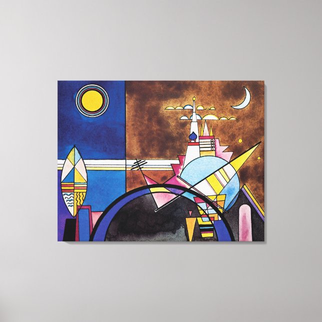 Toile Wassily Kandinsky - Grande Porte De Kiev Abstrait (Recto)