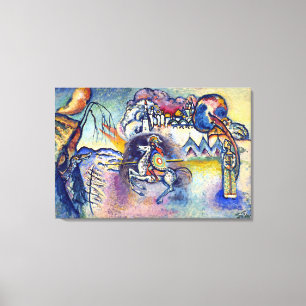 Toile Wassily Kandinsky - Saint George et les cavaliers
