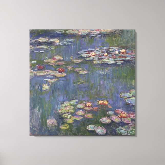 Toile Water Lilies by Claude Monet (Recto)